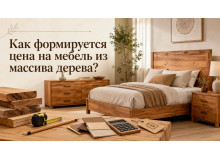 Как формируется цена на мебель из массива дерева?
