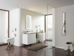 Ванная комната в стиле японского минимализма